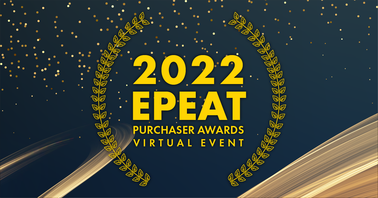 Evento virtual de los premios EPEAT 2022 para compradores